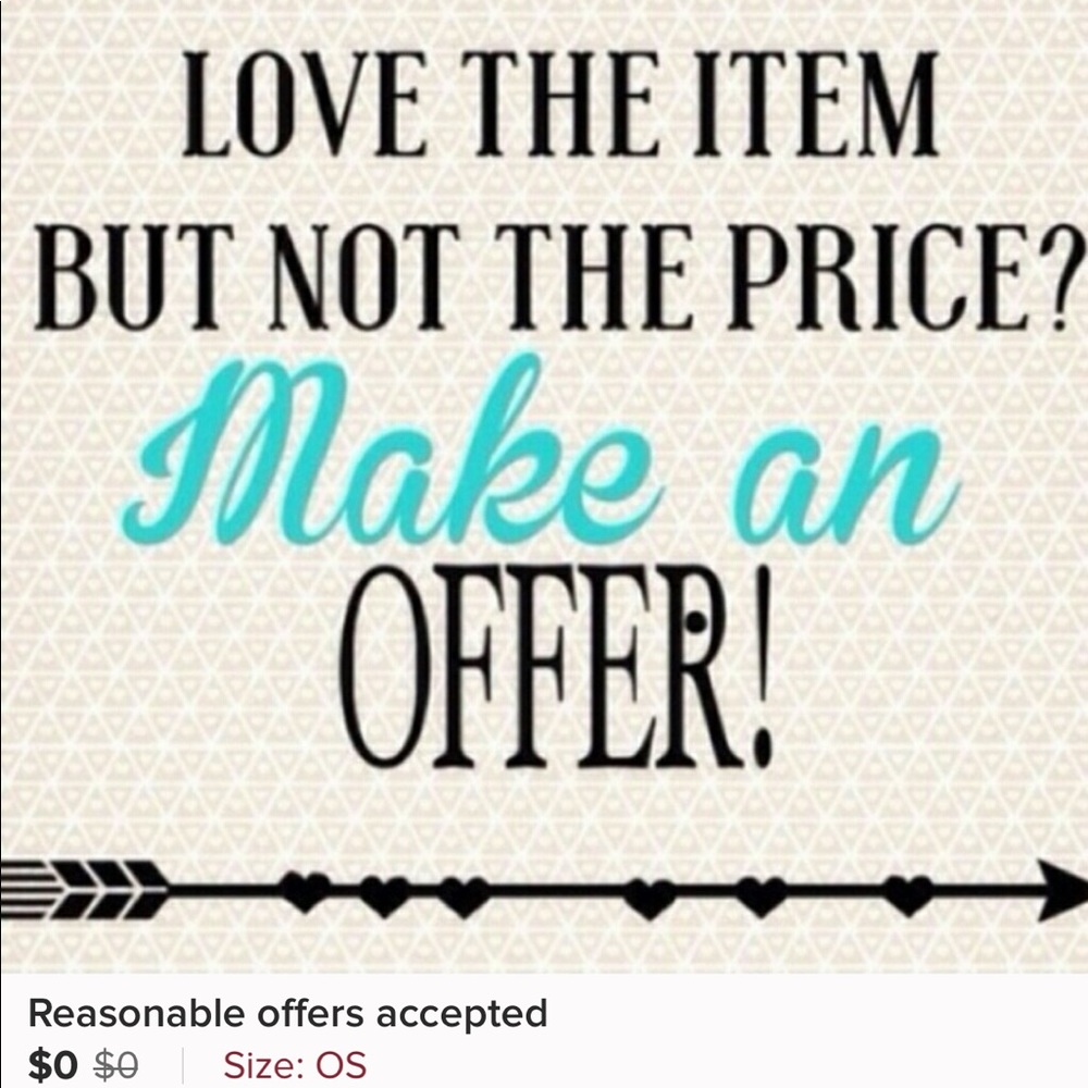 Reasonable offers will be considered.